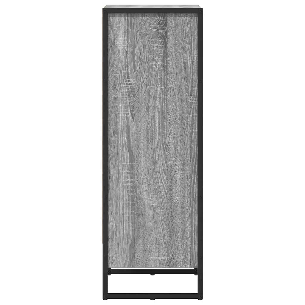 Knjigovni omar 40 x 30 x 86,5 cm Inženirski les Siva Sonoma - slika 6