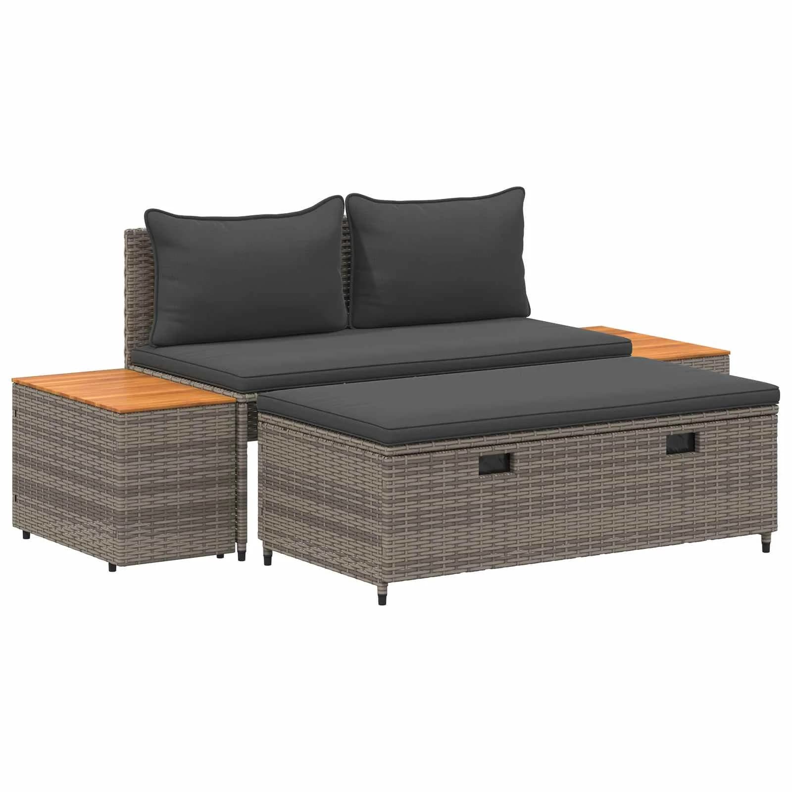 Zunanja garnitura za sedenje 4 -Seater 4 kos 55 x 30 x 39 cm - slika 2