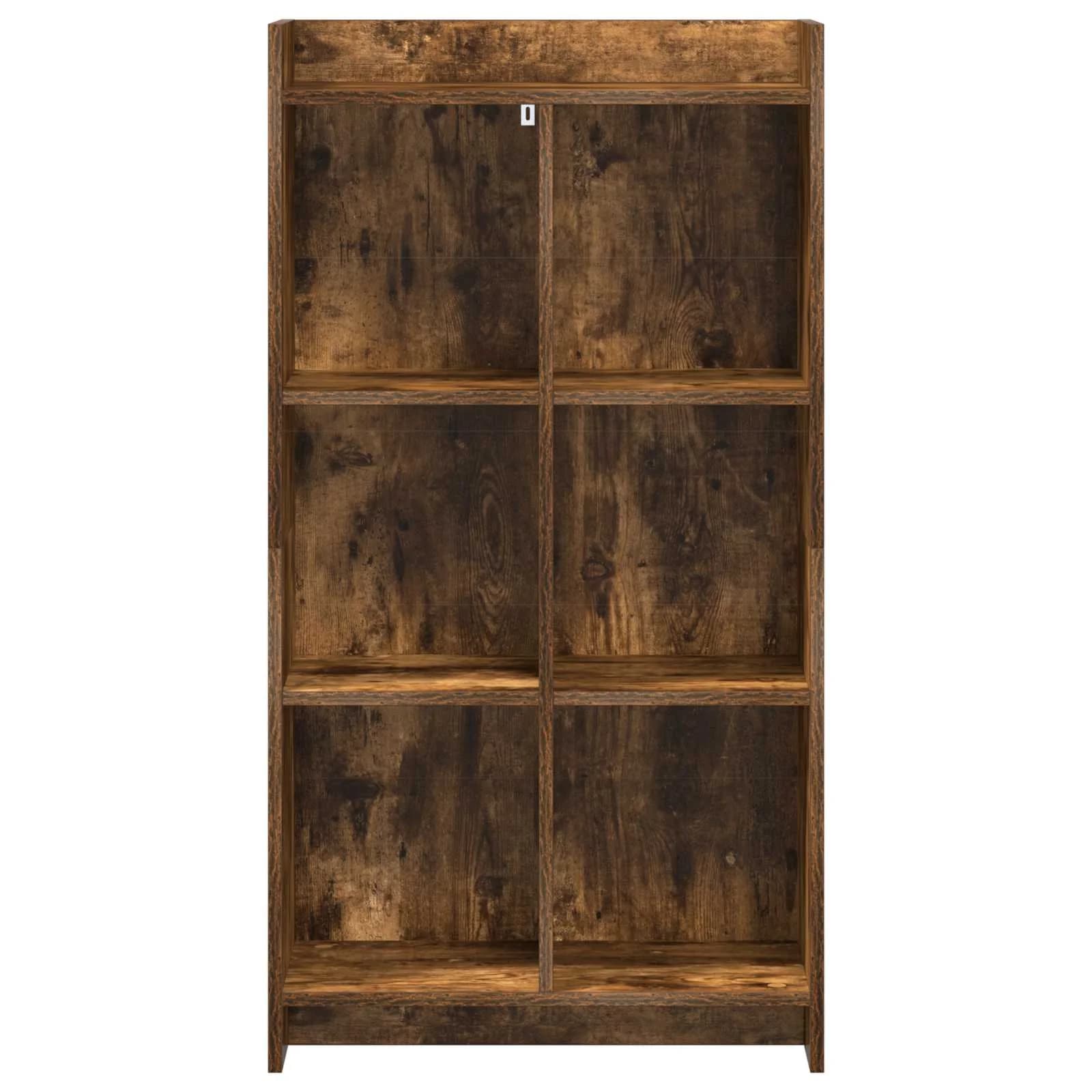 Knjižna omara Dimljen hrast 59 x 30 x 111 cm Inženirski les - slika 4