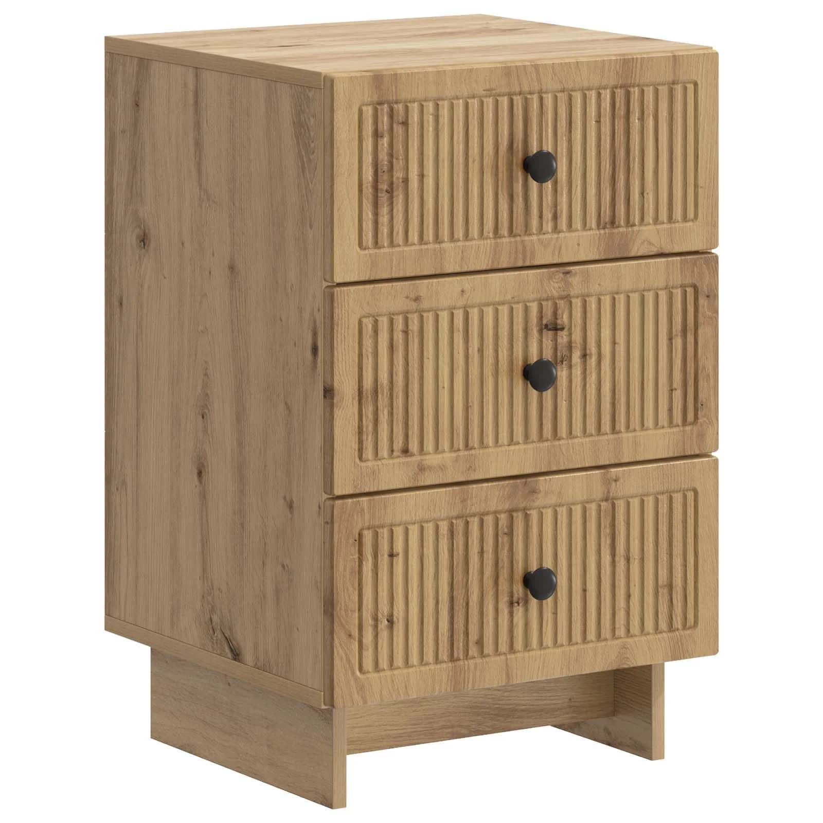 Nočna omarica Artisan hrast 43 x 41 x 66,5 cm Inženirski les - slika 2