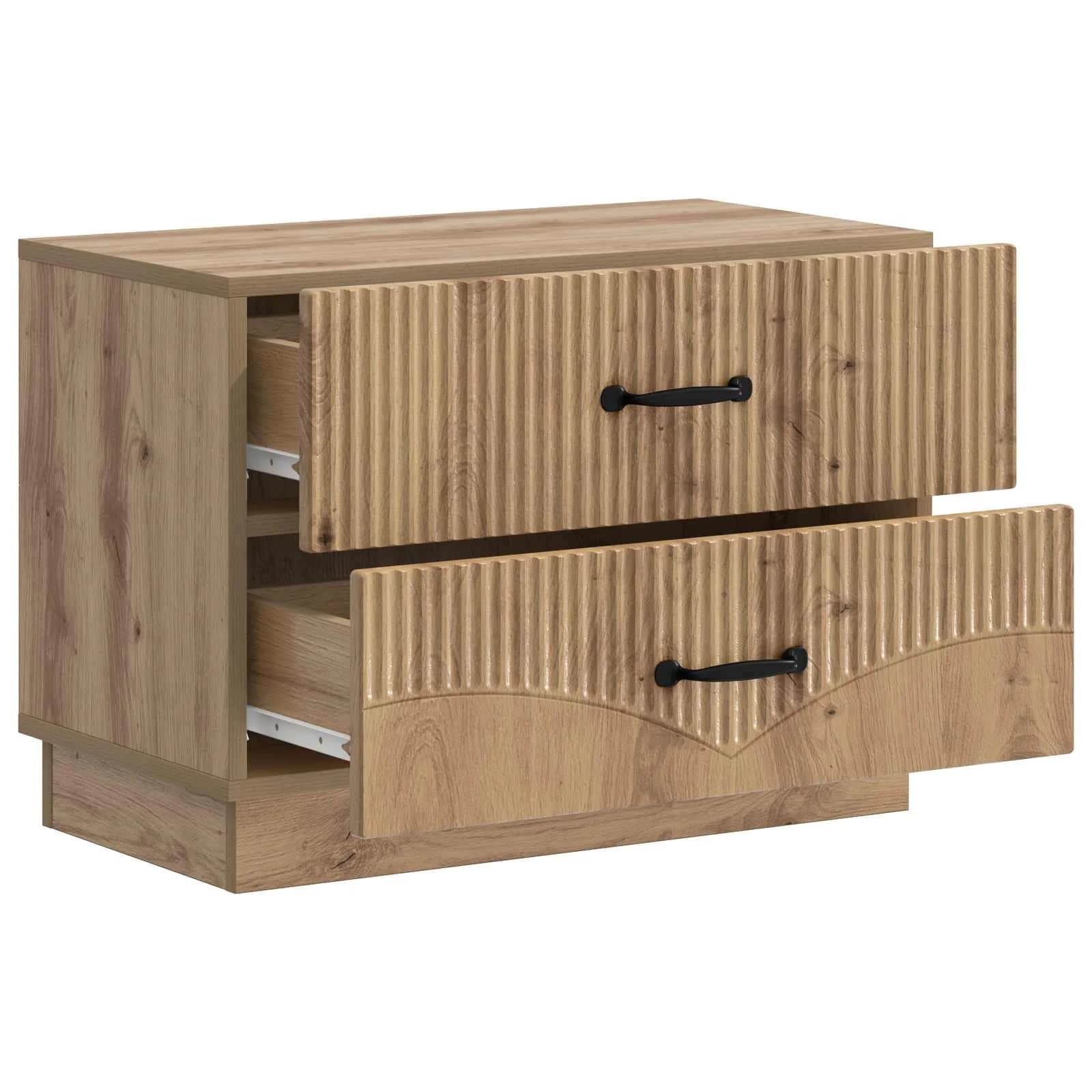 Nočna omarica Artisan hrast 62 x 34,5 x 44,5 cm Inženirski les - slika 4