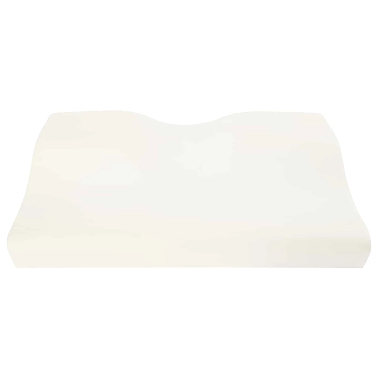 Vzglavnik za vrat Bela Spominska pena 59 x 34,5 x 12 cm - slika 5