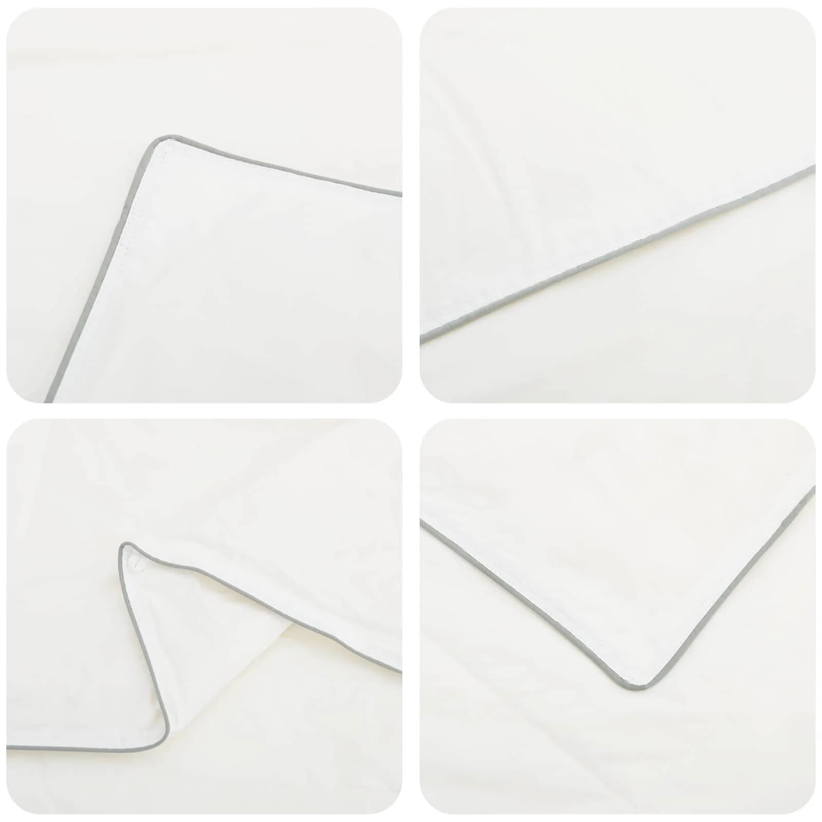 90% Gosji puh set odej FULDA 2 kos 140 x 200 cm 210 GSM Bela - slika 8