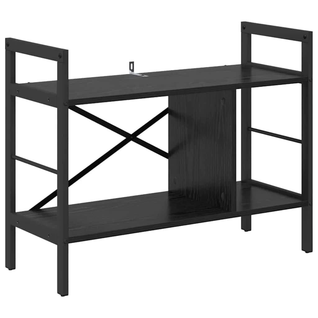 Knjižna polica 3 nivojev 75 x 30 x 58,5 cm Inženirski les - slika 2
