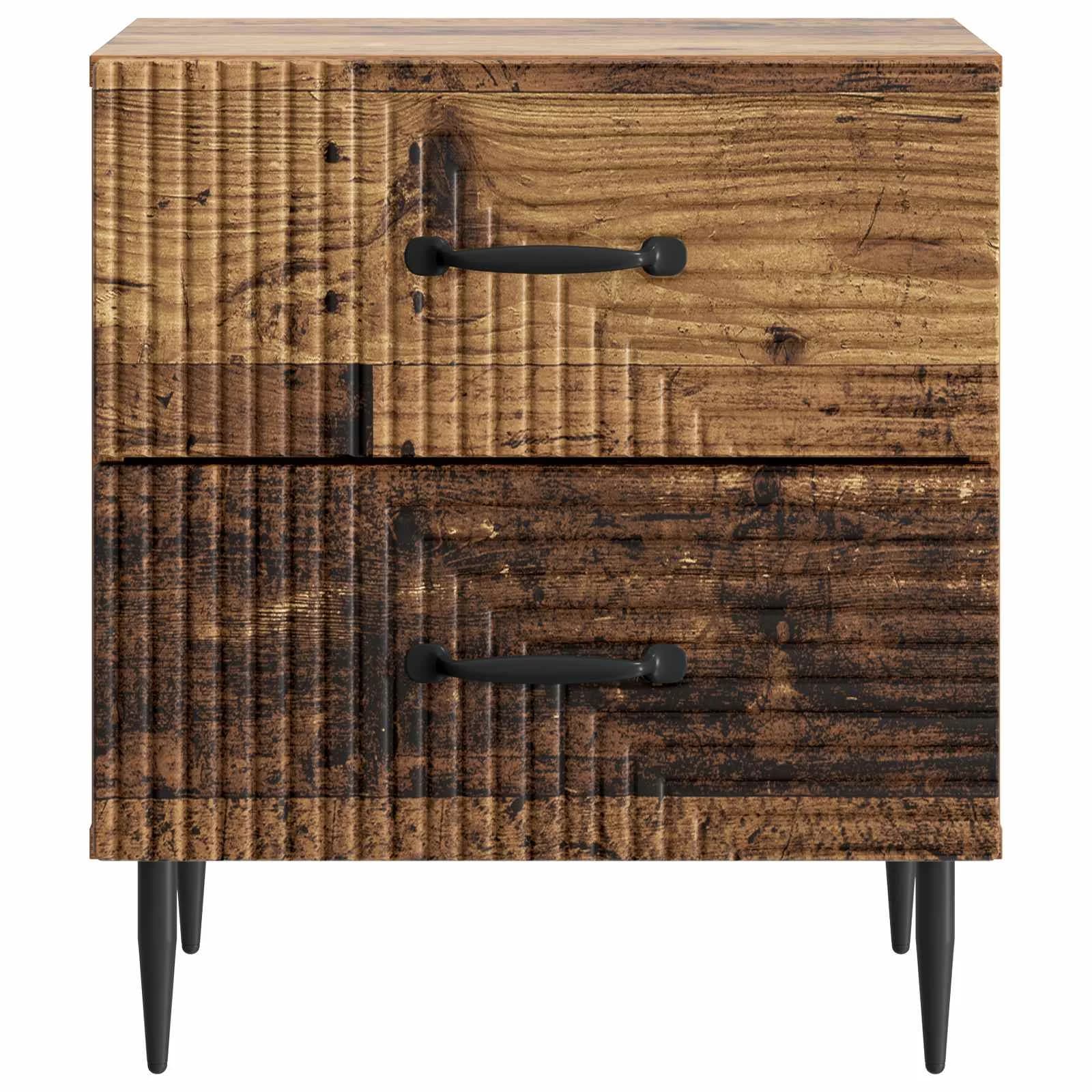 Nočna omarica 2 kos Star les 43 x 34,5 x 47,5 cm Inženirski les - slika 7