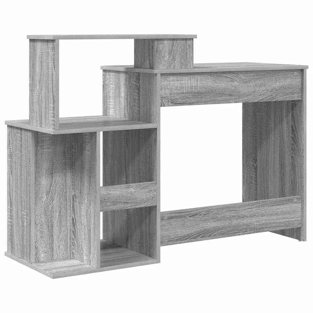 Miza Siva Sonoma Inženirski les 120,5 x 44 x 88,5 cm - slika 8