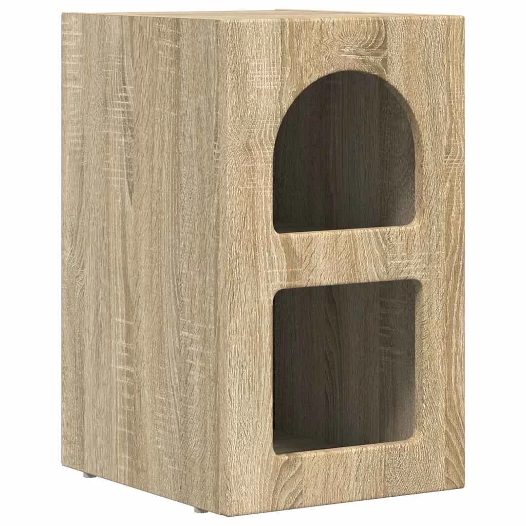 Nočna omarica ELST 2 kos Sonoma hrast 29,5 x 33,5 x 50 cm - slika 5