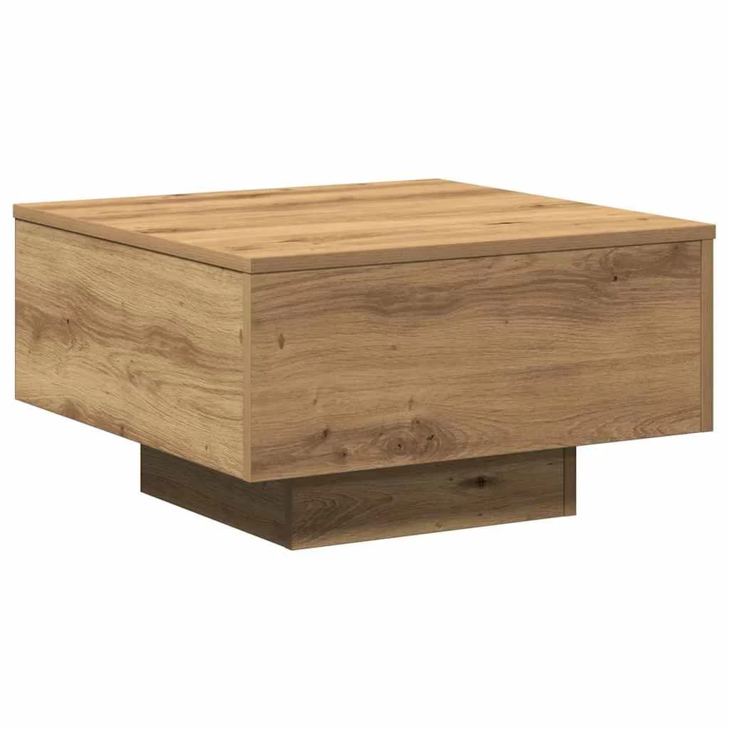 Klubska miza Umetni hrast 55 x 55 x 31 cm - slika 5