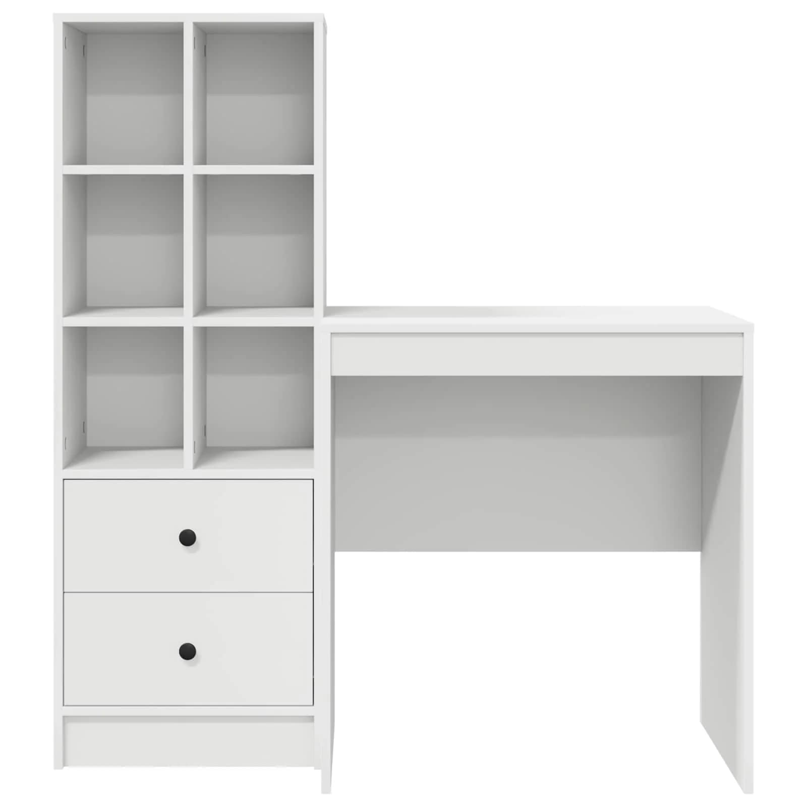 Miza Bela 115,5 x 50 x 127 cm 2 kos - slika 8