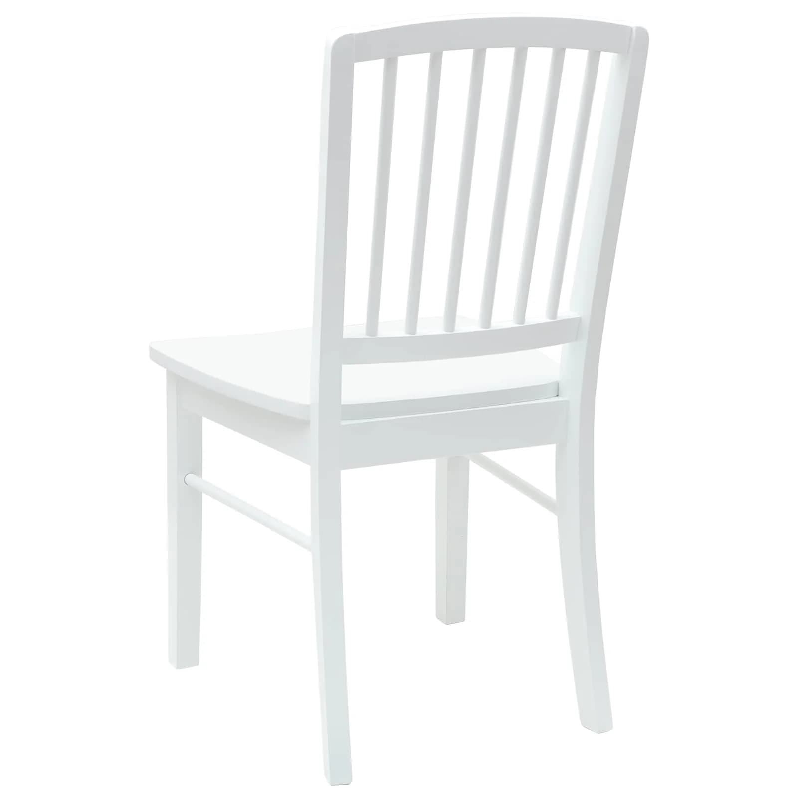Jedilni stoli 2 kos Masivno gumovo les Bela 50 x 52,5 x 91 cm - slika 7