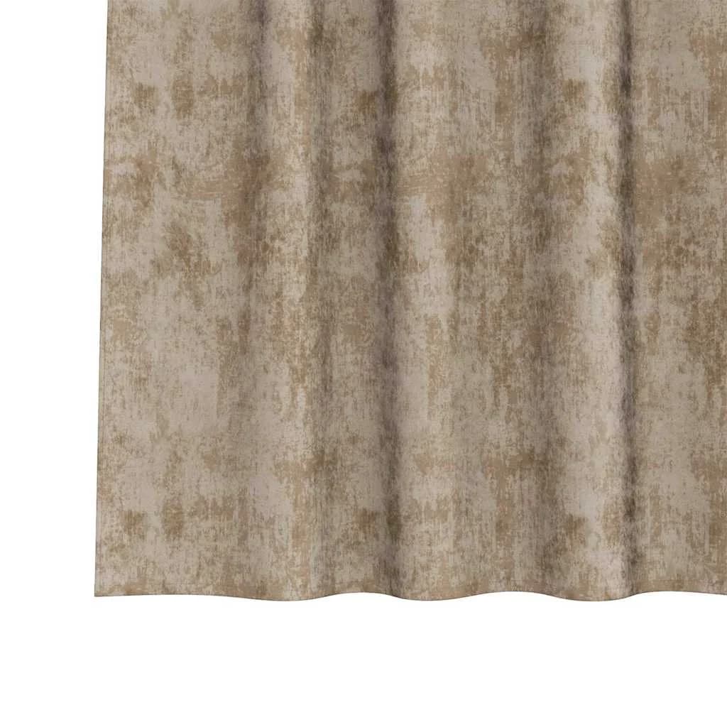 Velvete zavese 2 kos Šampanjec 140 x 140 cm Žamet - slika 6
