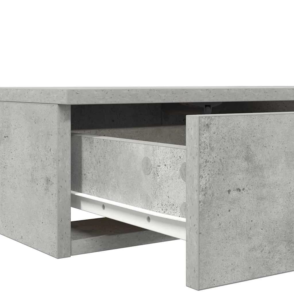 Posteljni predali s predalom Betonsko siva 80 x 36,5 x 16,5 cm - slika 9