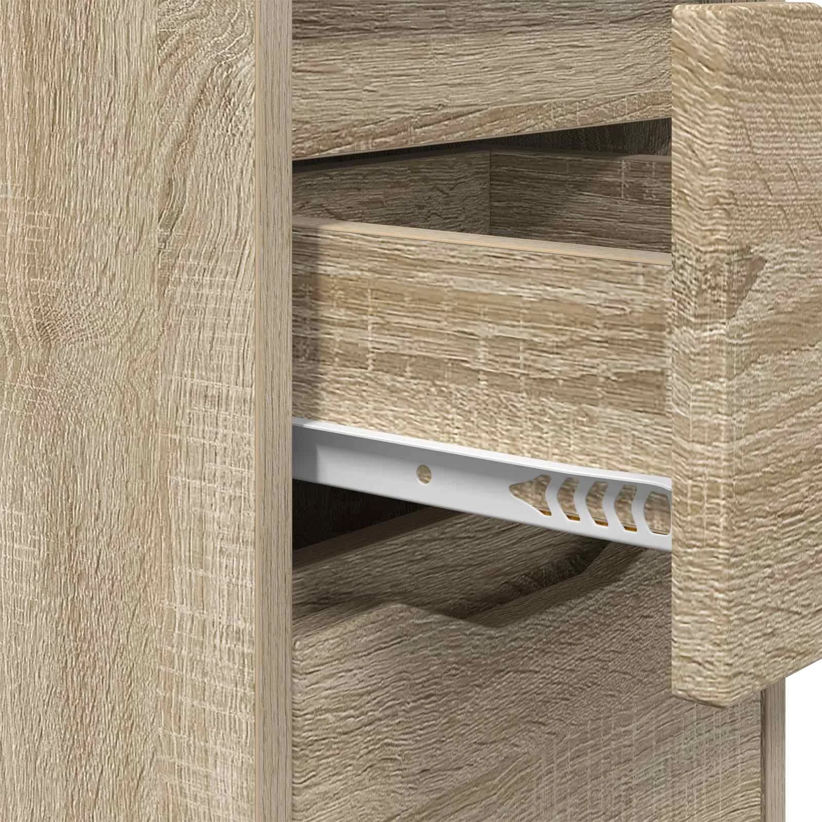 Nočna omarica Sonoma hrast 30,5 x 30 x 43 cm Inženirski les - slika 9