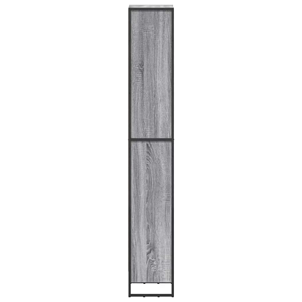 Knjigovni omar 40 x 30 x 189,5 cm Inženirski les Siva Sonoma - slika 6