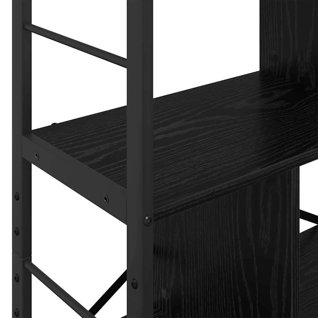 Knjižna polica 9 nivojev 75 x 30 x 156 cm Inženirski les - slika 8