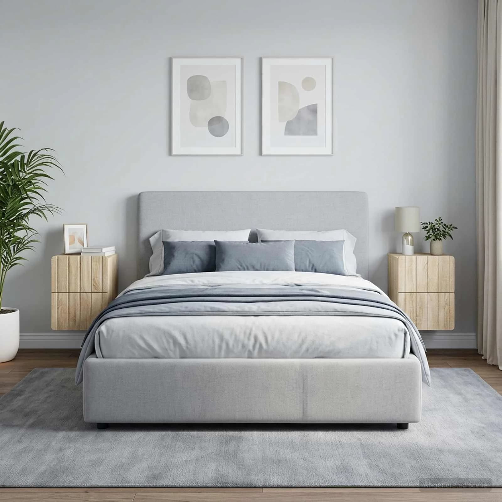 Stenski nočni omarici 2 kos Sonoma hrast 33 x 34,5 x 43 cm