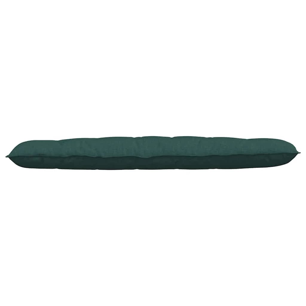Poglavni vzglavnik Temno zelena 180 x 19 x 50 cm blago - slika 5