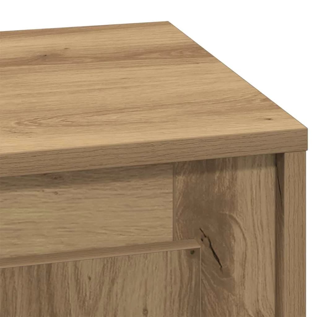 Nočna omarica 2 kos Umetni hrast 44 x 34,5 x 45 cm - slika 11
