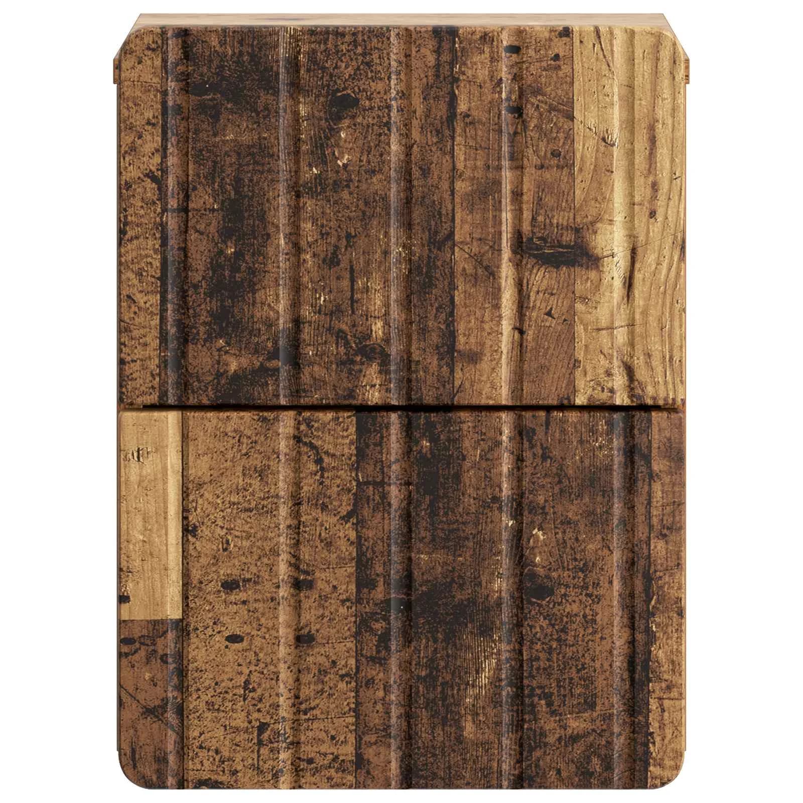 Stenski nočni omarici Star les 33 x 34,5 x 43 cm Inženirski les - slika 5