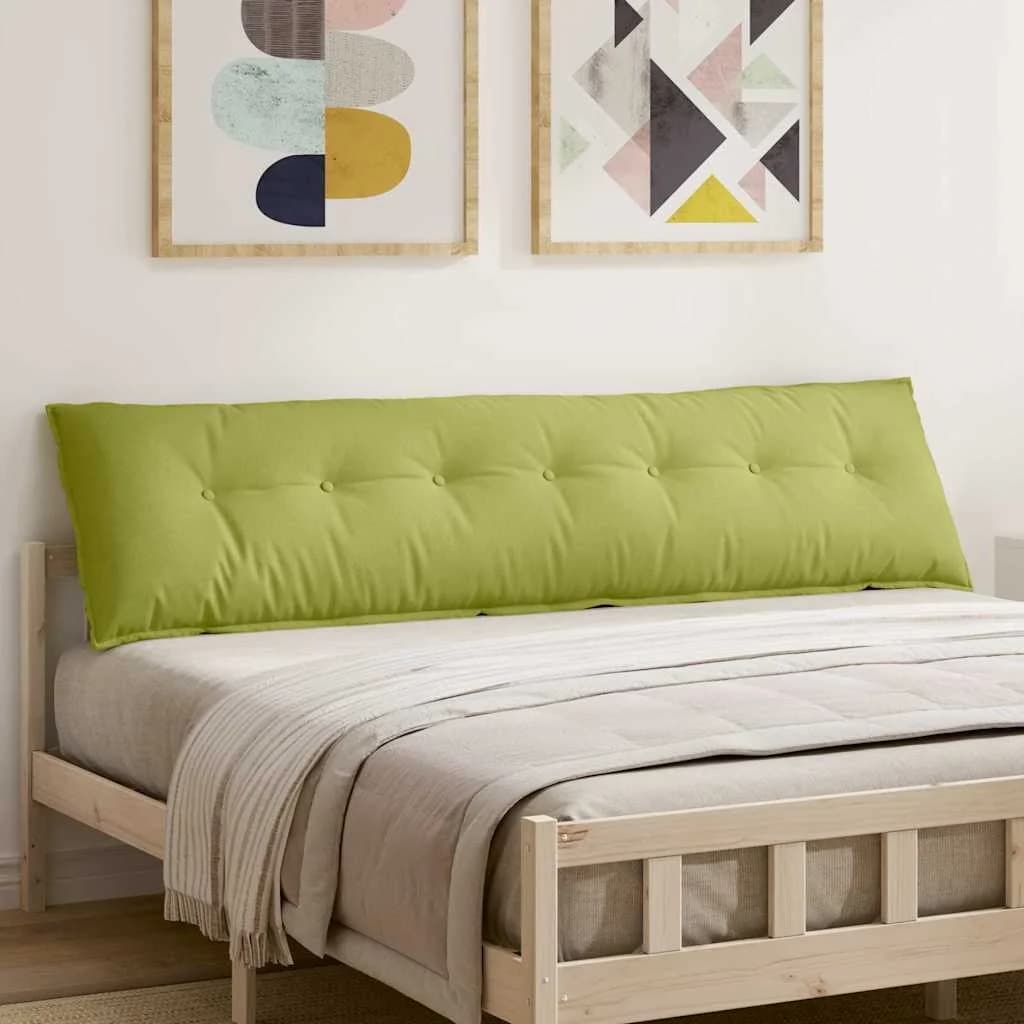 Poglavni vzglavnik Svetlo zelena 200 x 19 x 50 cm blago