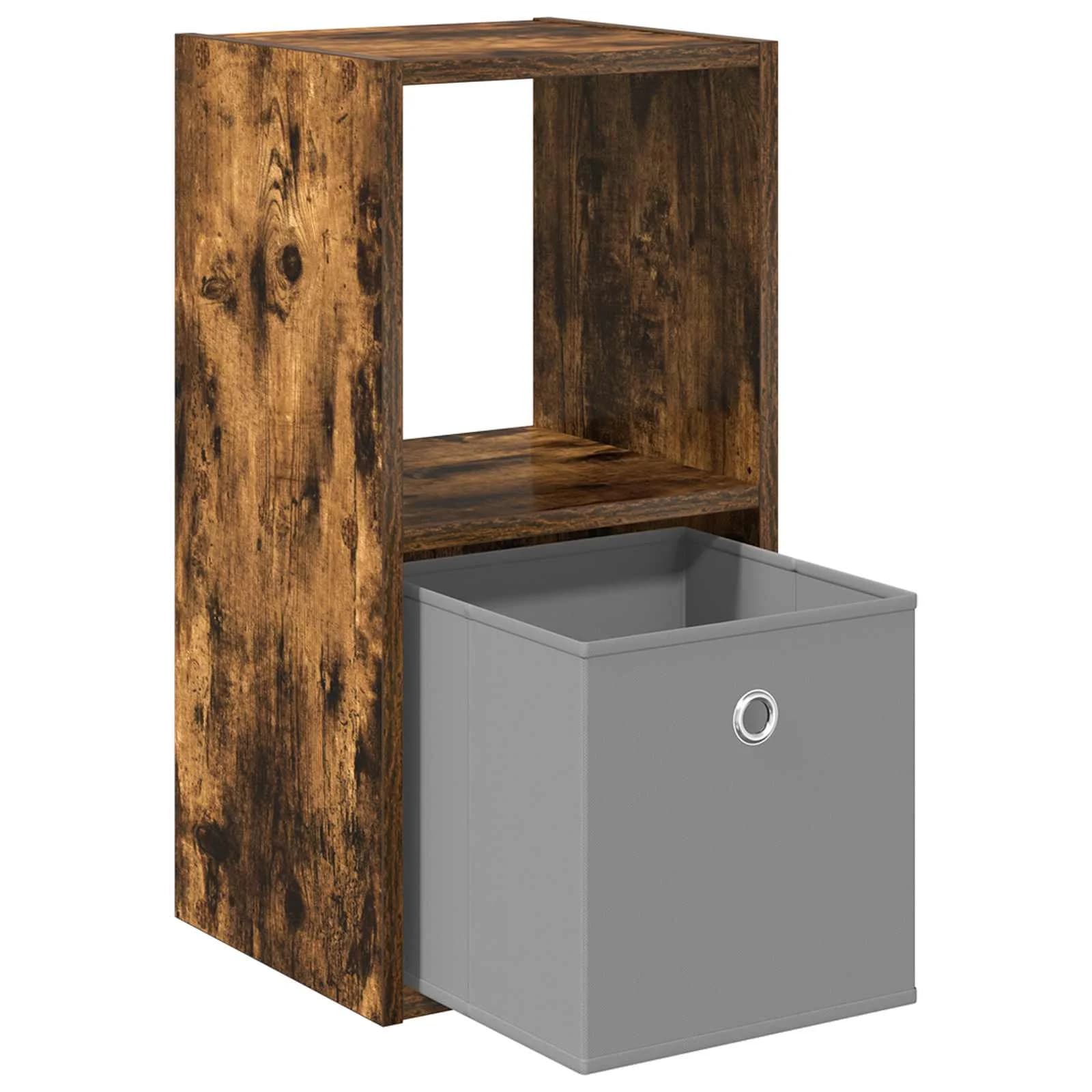 Nočna omarica 2 kos Dimljeni oreh 30,5 x 27 x 59,5 cm - slika 5