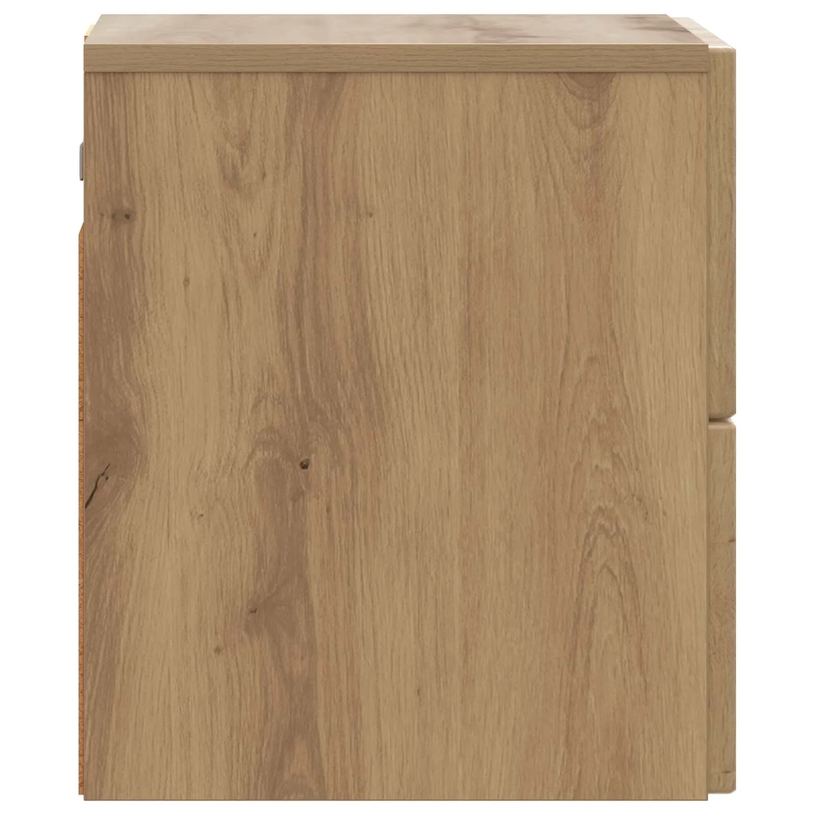 Stenski nočni omarici 2 kos Artisan hrast 33 x 34,5 x 40 cm - slika 8