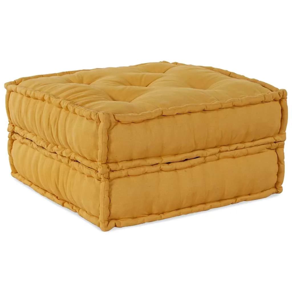 Modularna sedežna enota 2 kos Blago Rumena 140 x 70 x 36 cm - slika 3