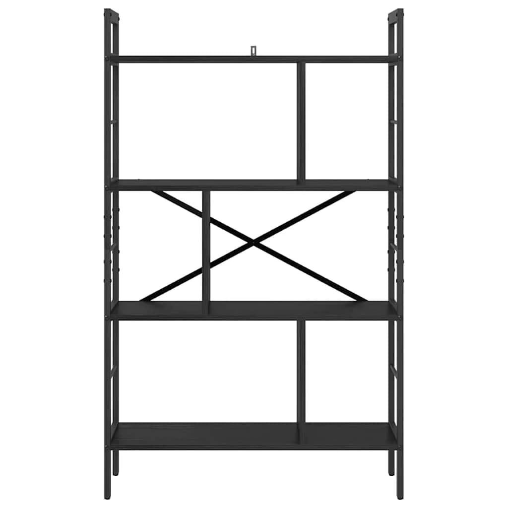 Knjižna polica 7 nivojev 75 x 30 x 123,5 cm Inženirski les - slika 5