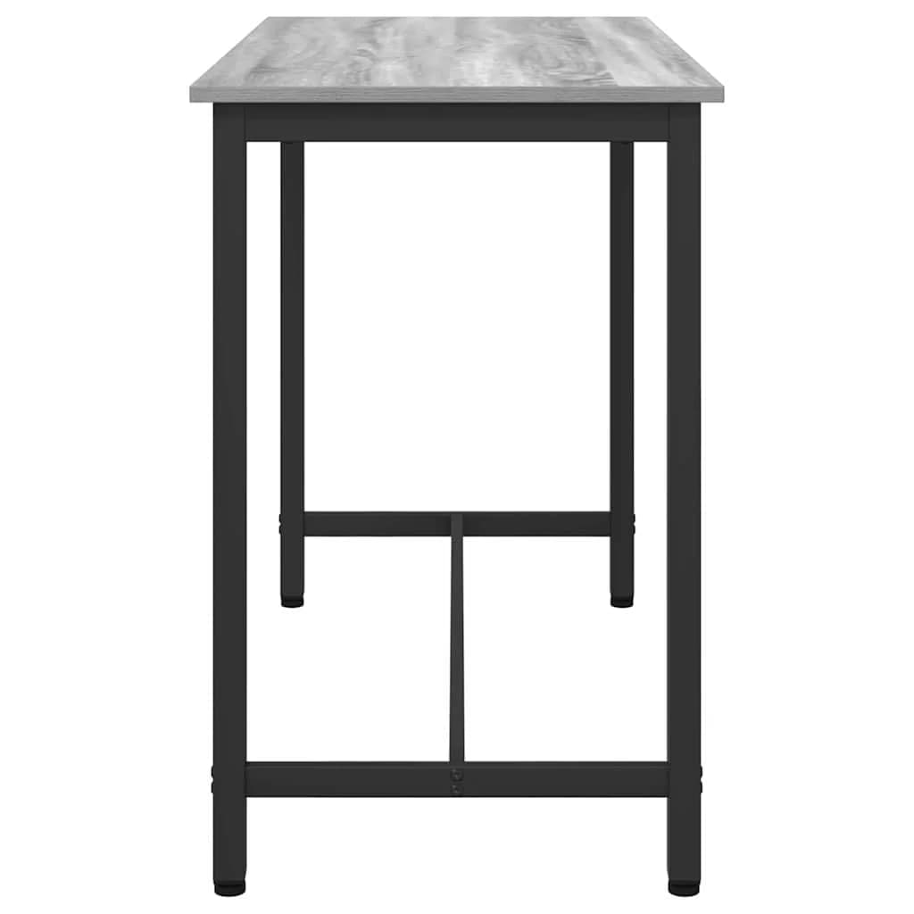 miza Siva Sonoma 100 x 50 x 76,5 cm Inženirski les in jeklo - slika 4