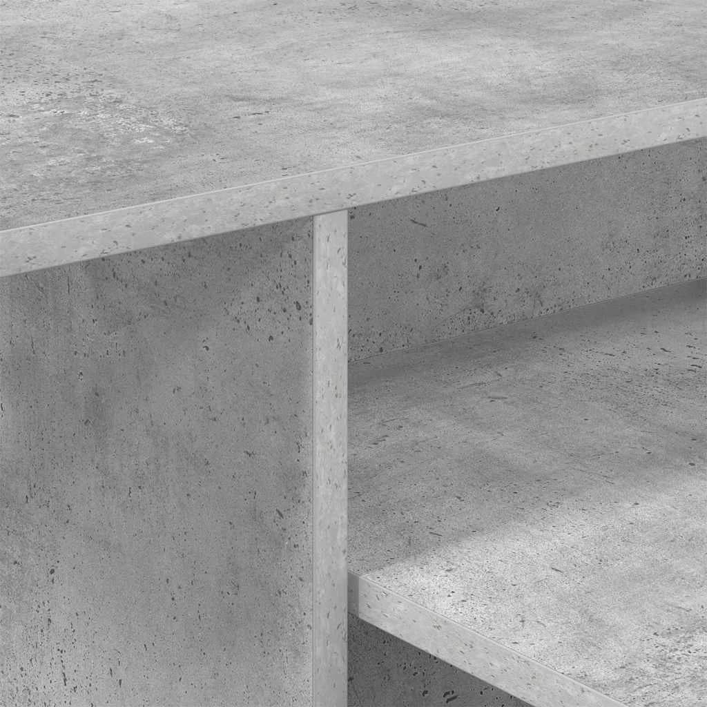 Konzolna miza Betonsko siva 91,5 x 35 x 38,5 cm Inženirski les - slika 8