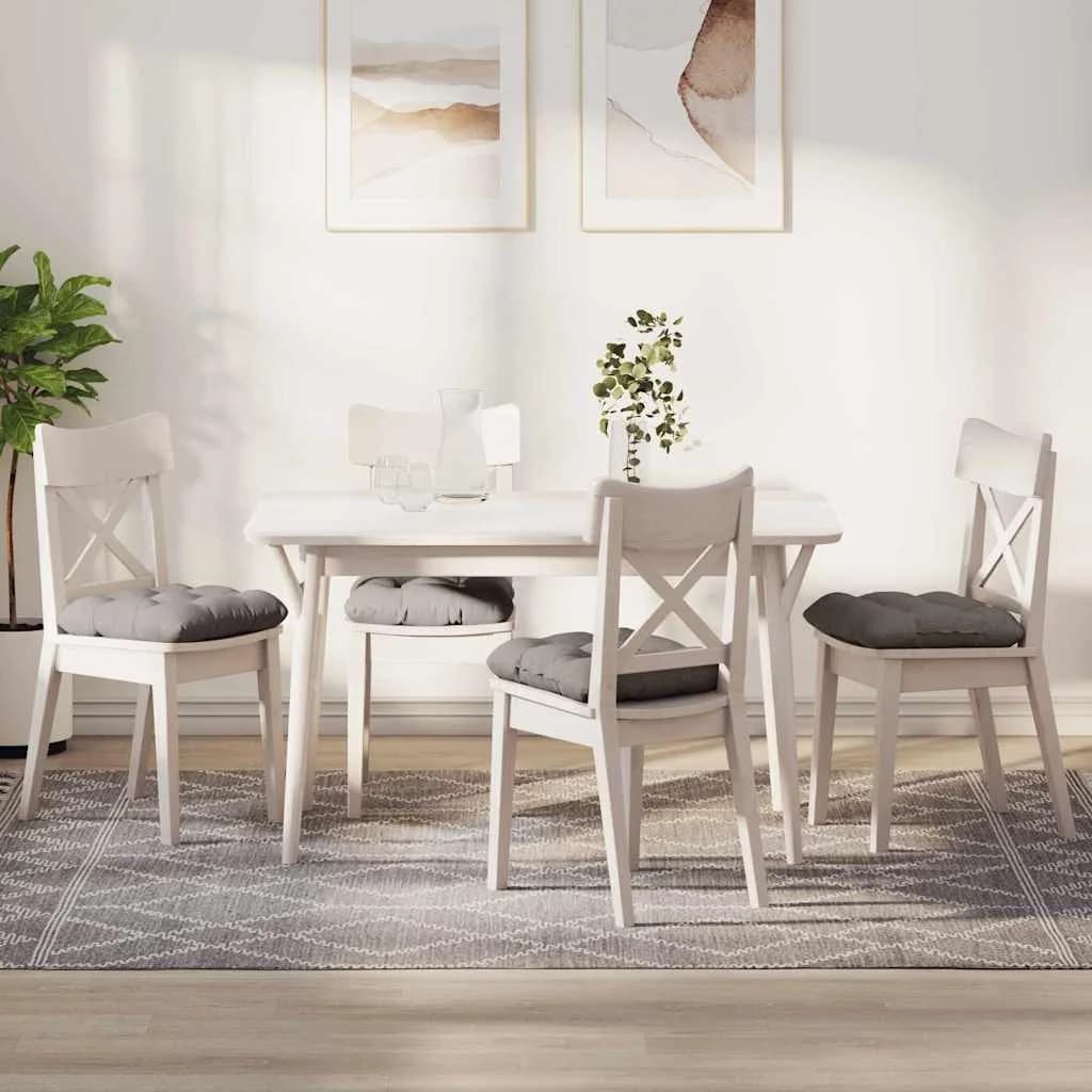 Sedežne blazine 4 kos Blago Taupe 40 x 40 x 12 cm