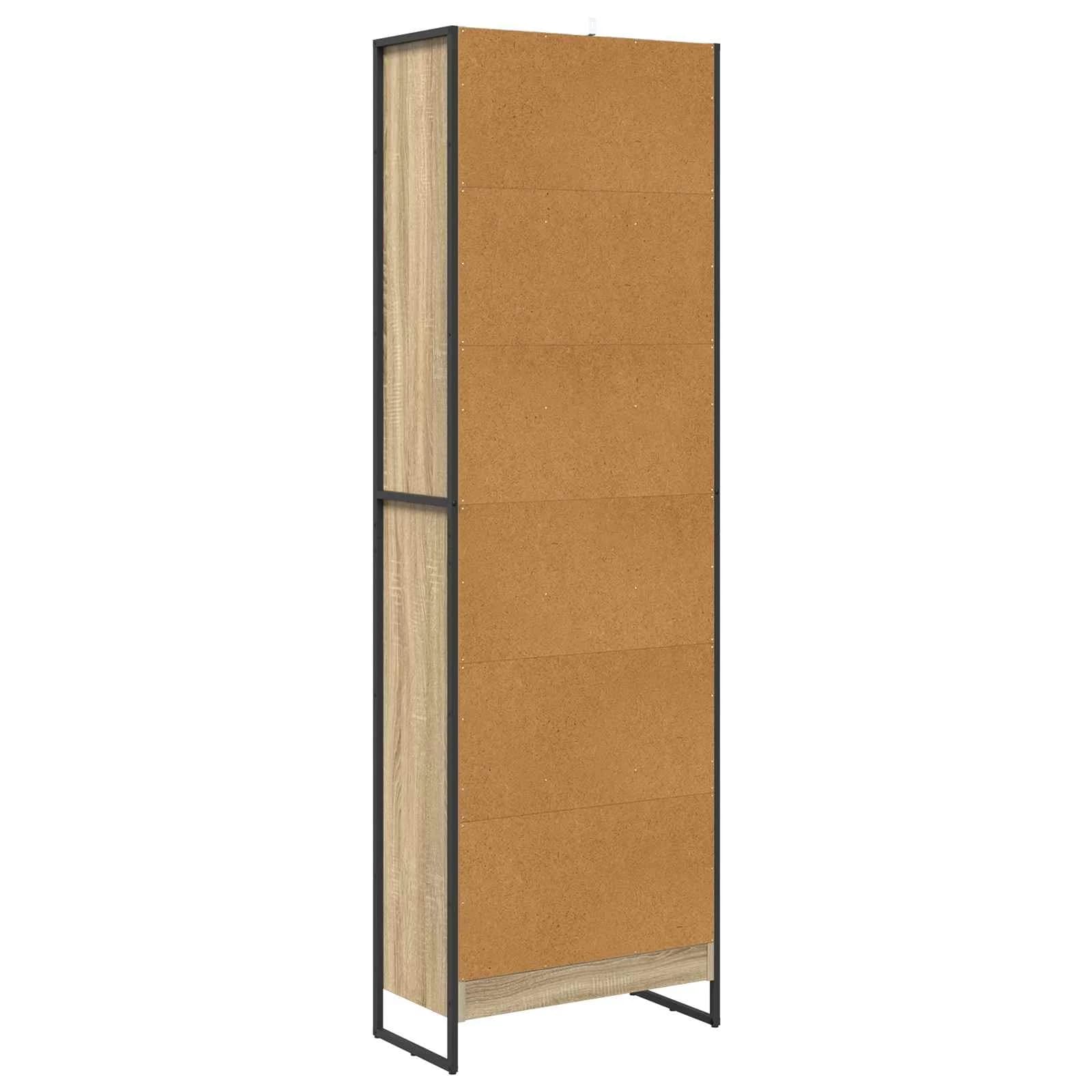 Knjigovni omar 60 x 30 x 189,5 cm Inženirski les Sonoma - slika 7