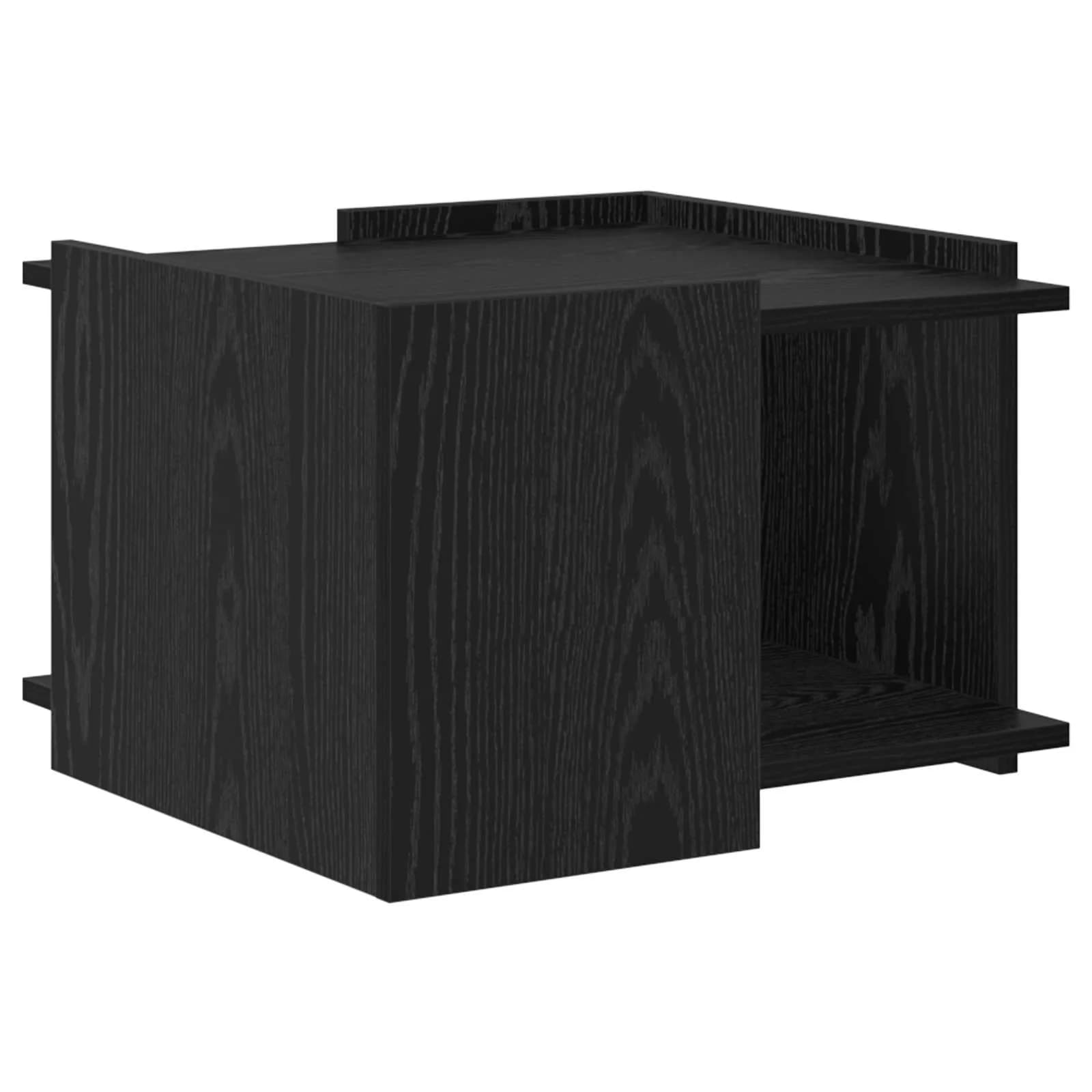 Klubska miza Črni hrast 50,5 x 50 x 33 cm Inženirski les - slika 7