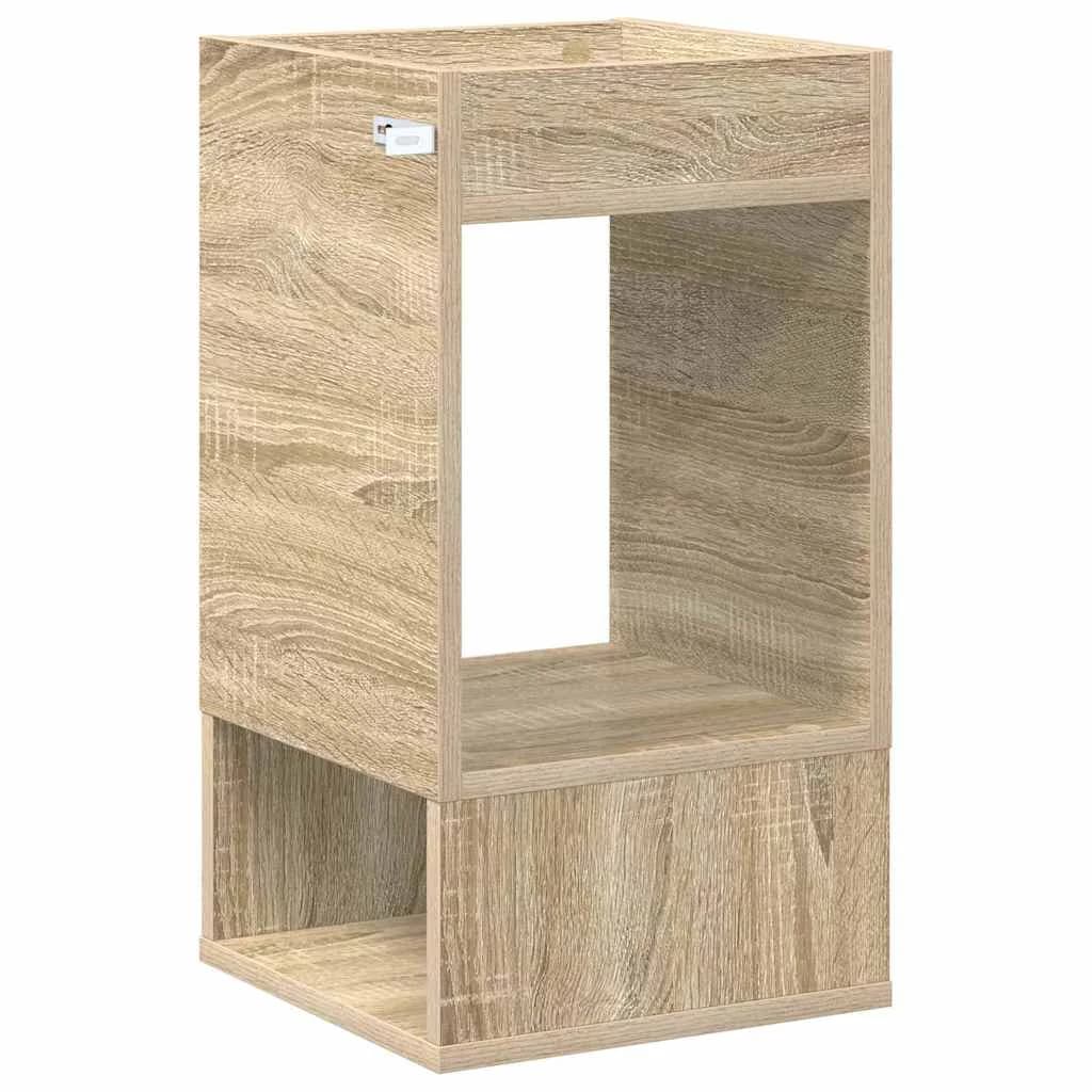 Stranska miza 2 kos Sonoma hrast 30 x 30 x 56 cm Inženirski les - slika 8