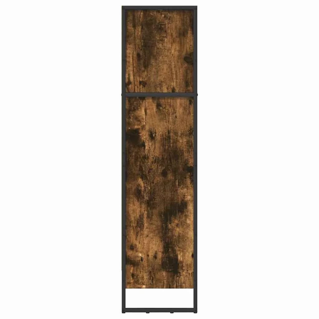 Knjigovni omar 60 x 30 x 121 cm Inženirski les Dimni hrast - slika 6