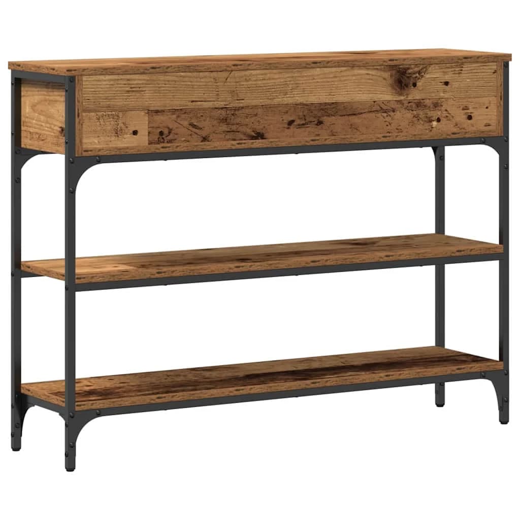 Konzolna miza Star les 100 x 25 x 75 cm Inženirski les - slika 8