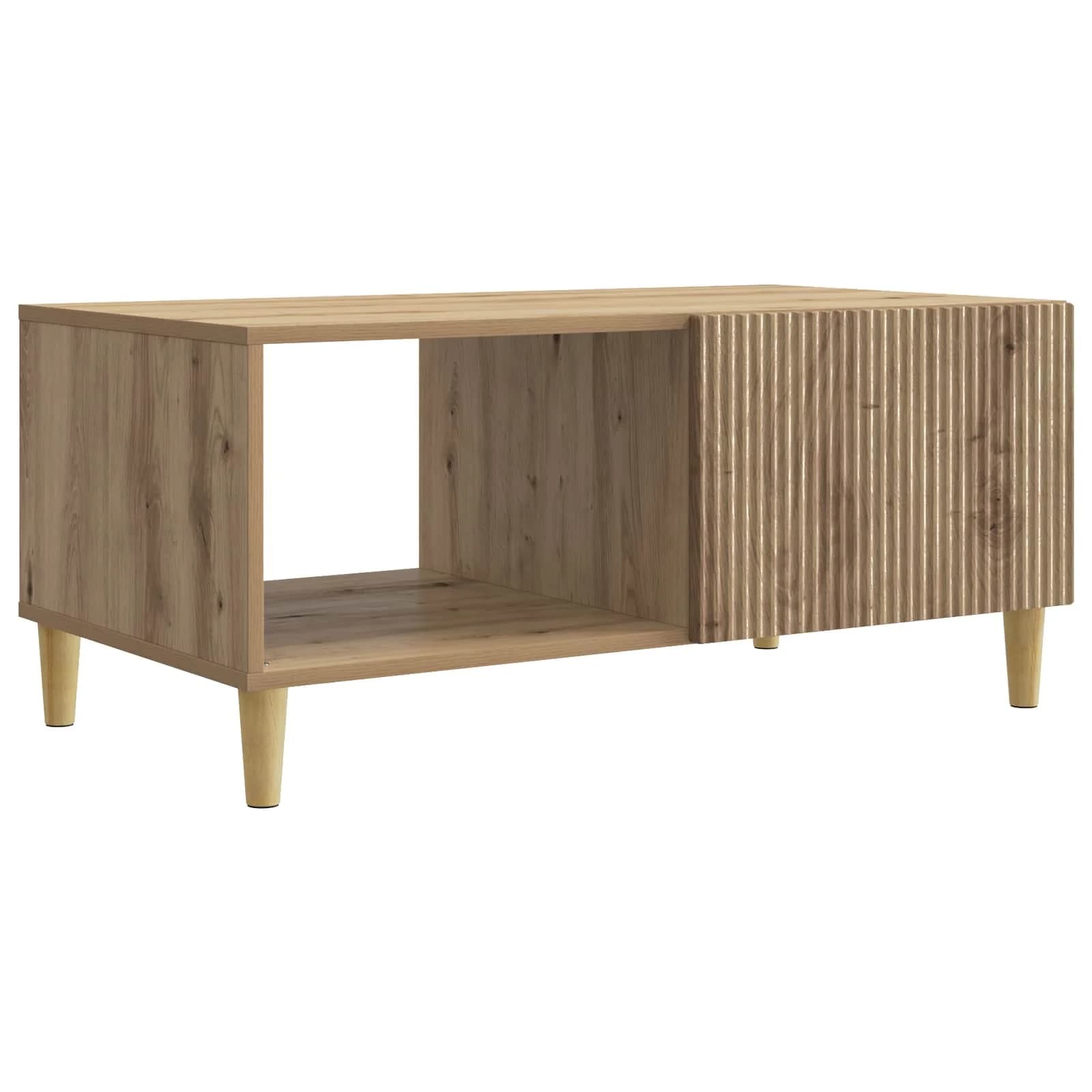 Klubska miza Artisan hrast 90 x 50 x 40 cm Inženirski les - slika 2