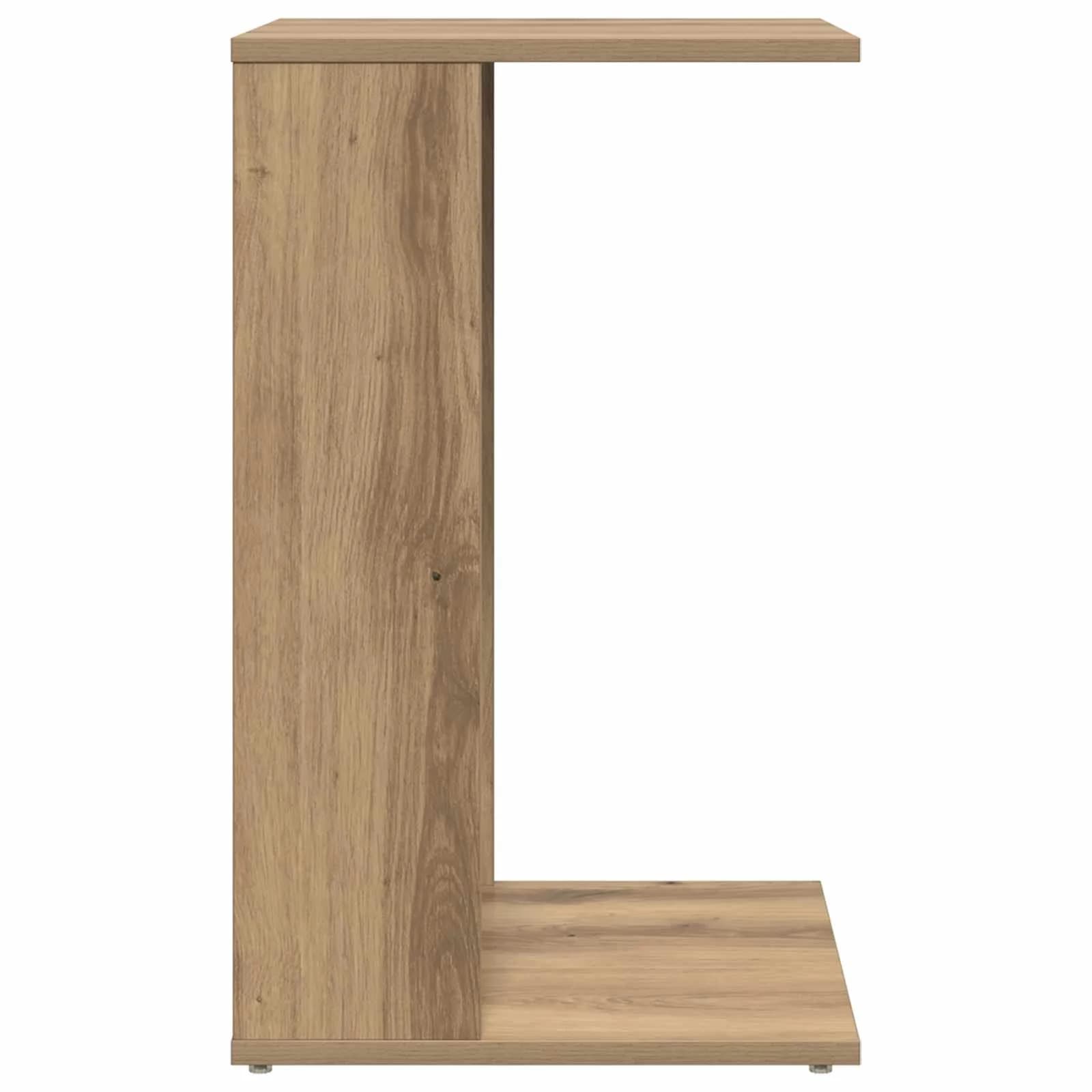 Stranska miza Umetni hrast 40 x 38 x 62,5 cm Inženirski les - slika 6