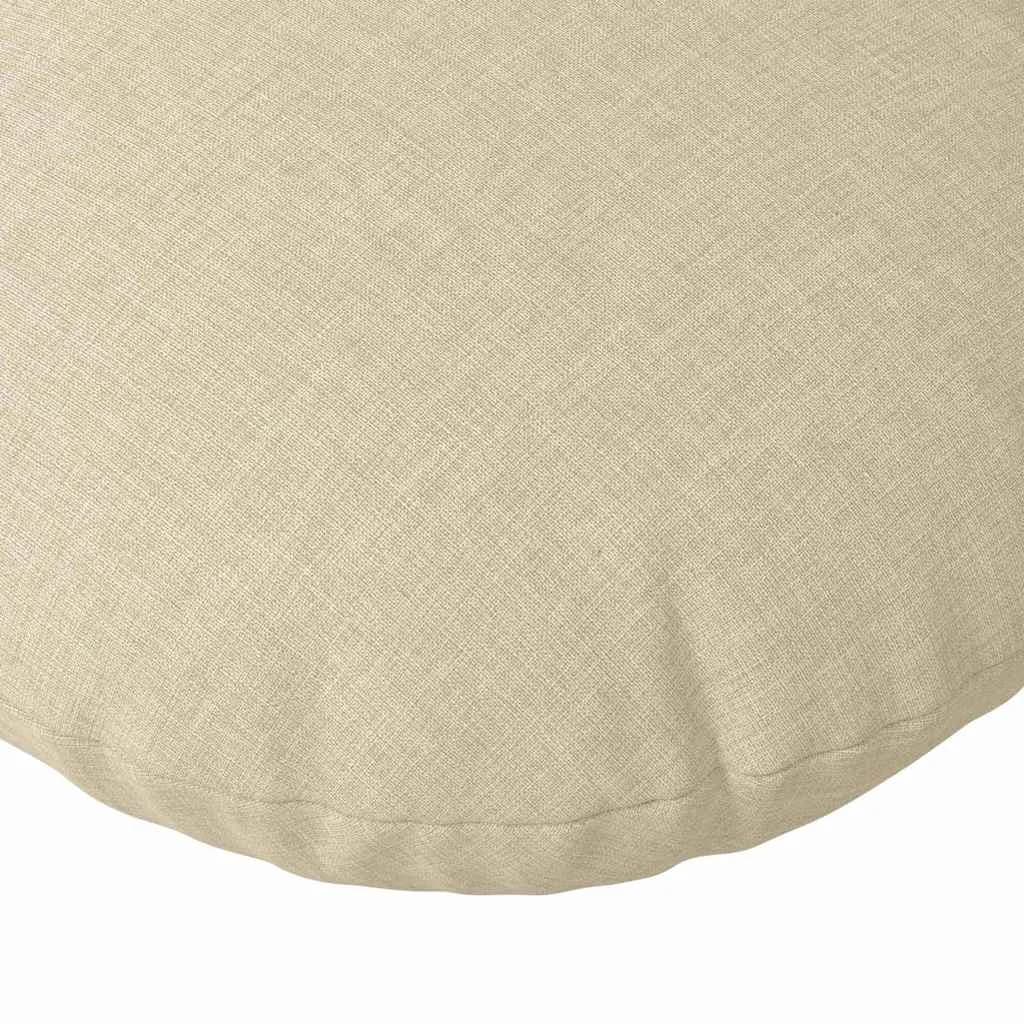 Sedežne blazine 2 kos blago krema Ø80 x 29 cm - slika 7