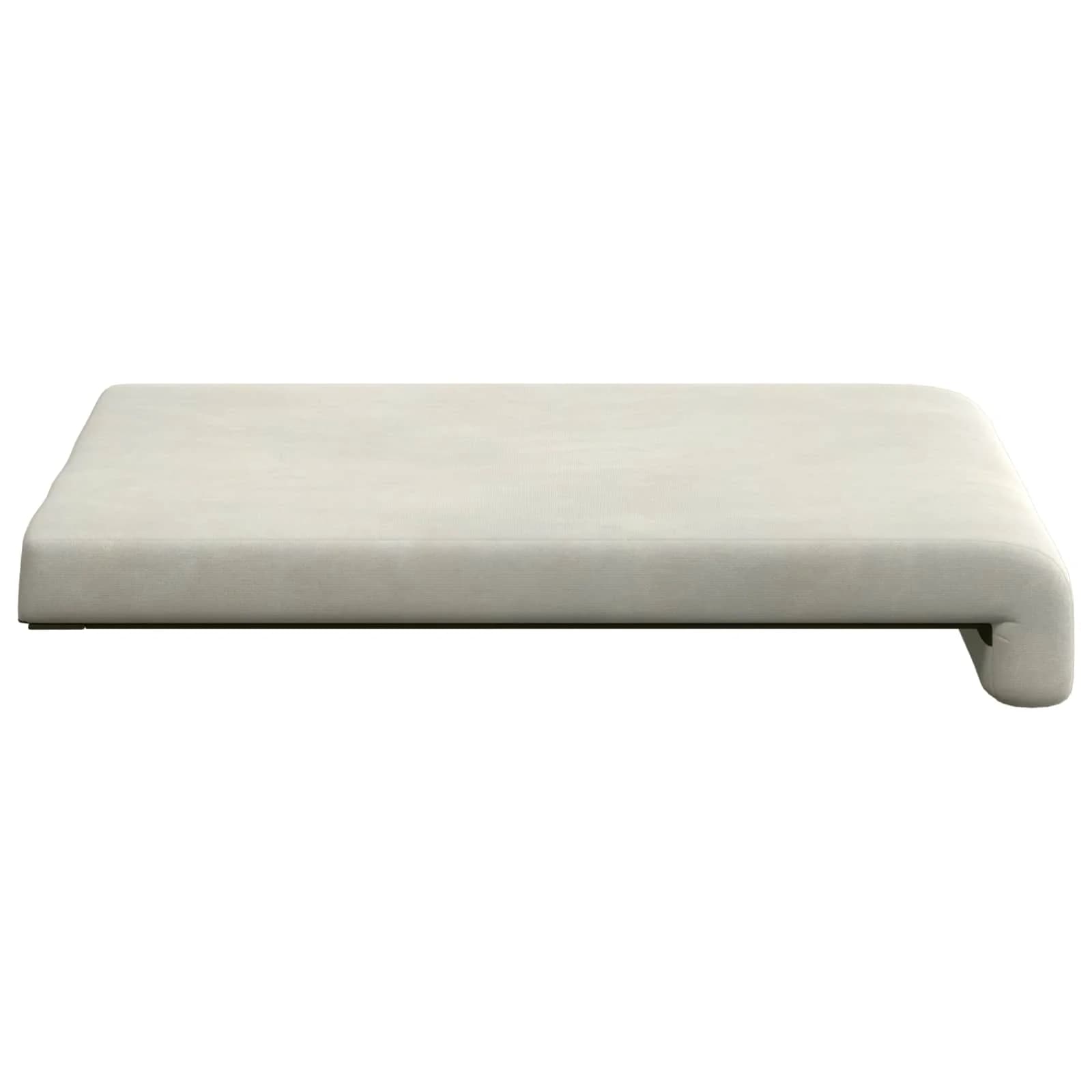 Blazina za klop 4 kos Žamet Krem Globina 35 cm - slika 7
