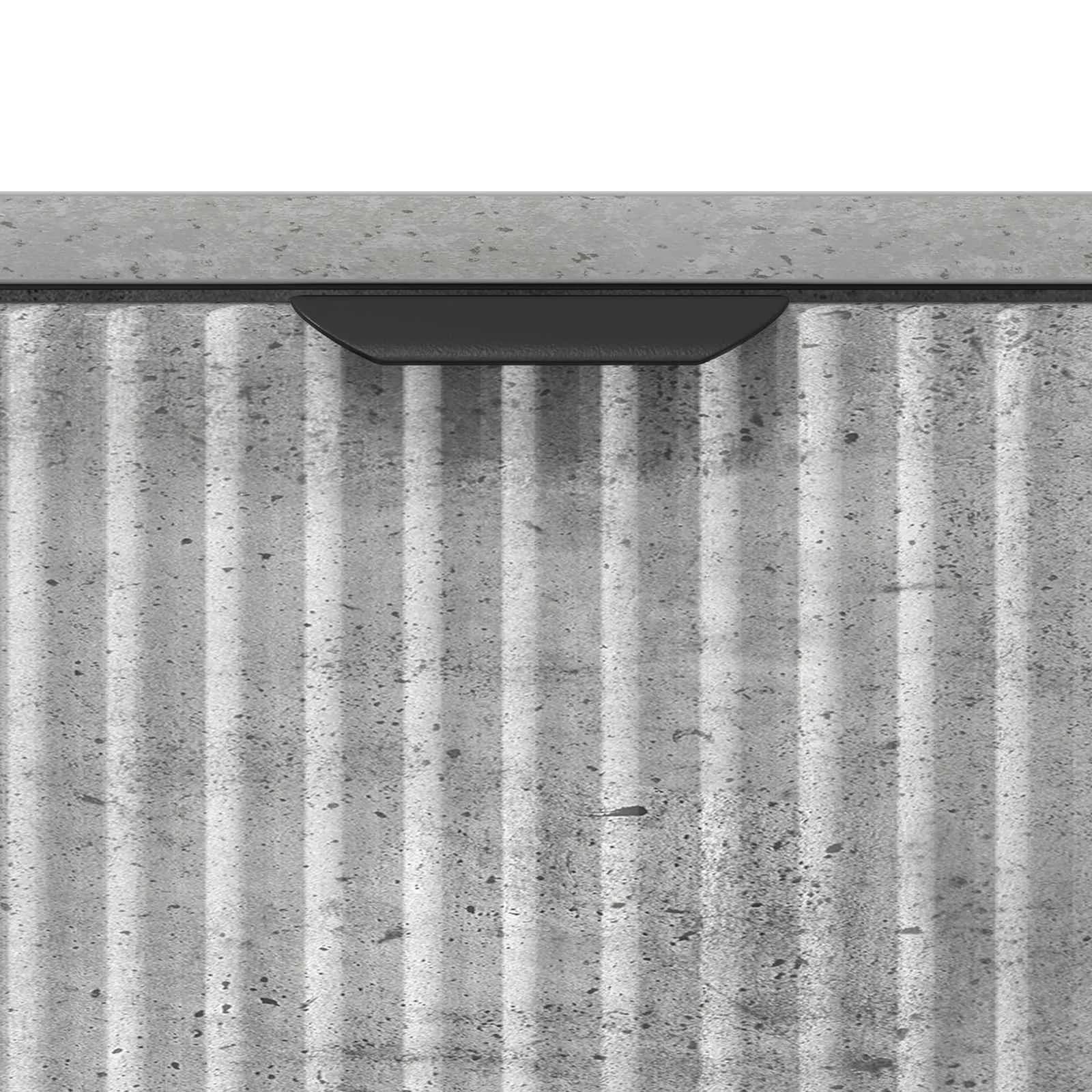 Nočna omarica Betonsko siva 63.5 x 36 x 61 cm Inženirski les - slika 9