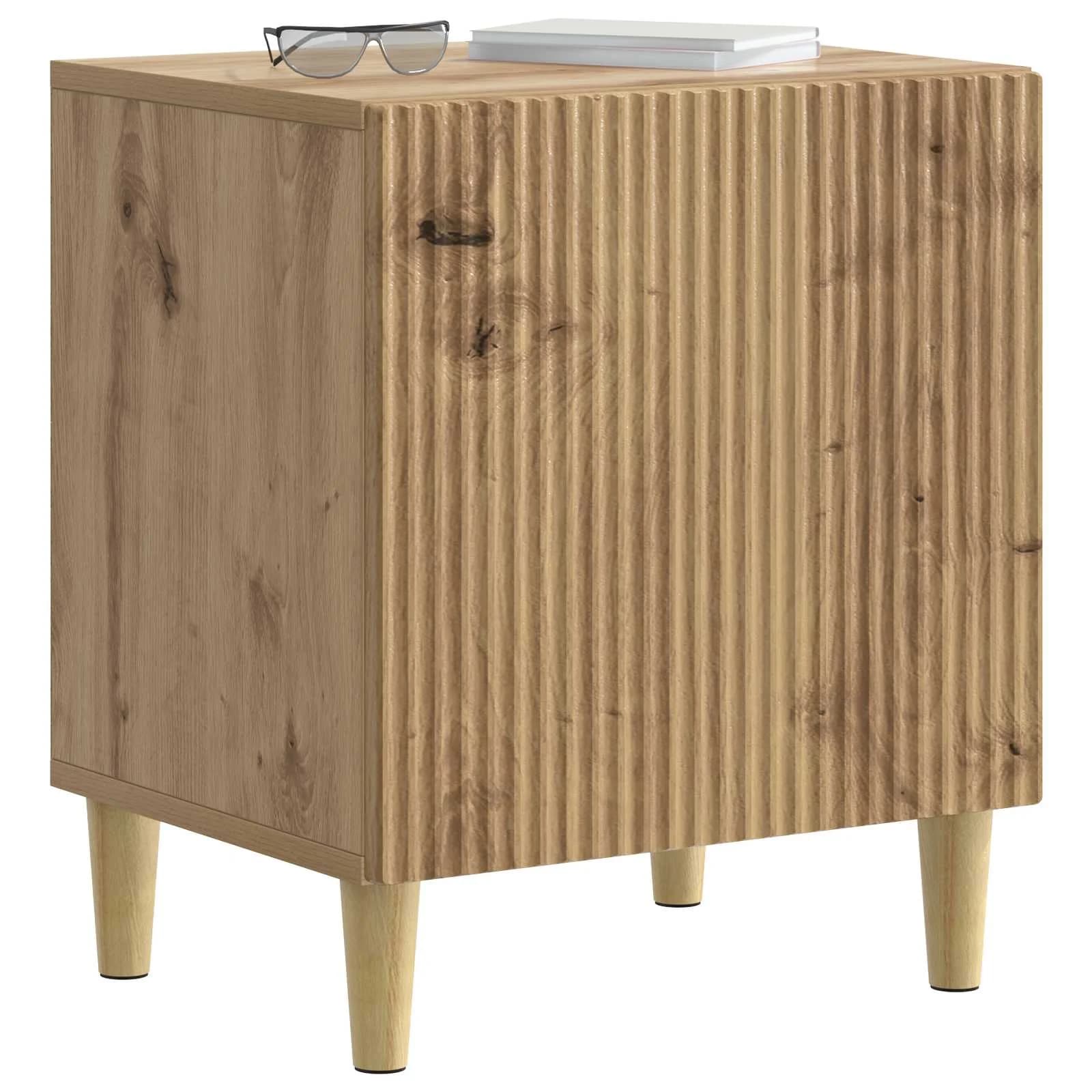Nočna omarica Artisan hrast 43 x 34,5 x 50 cm Inženirski les - slika 3