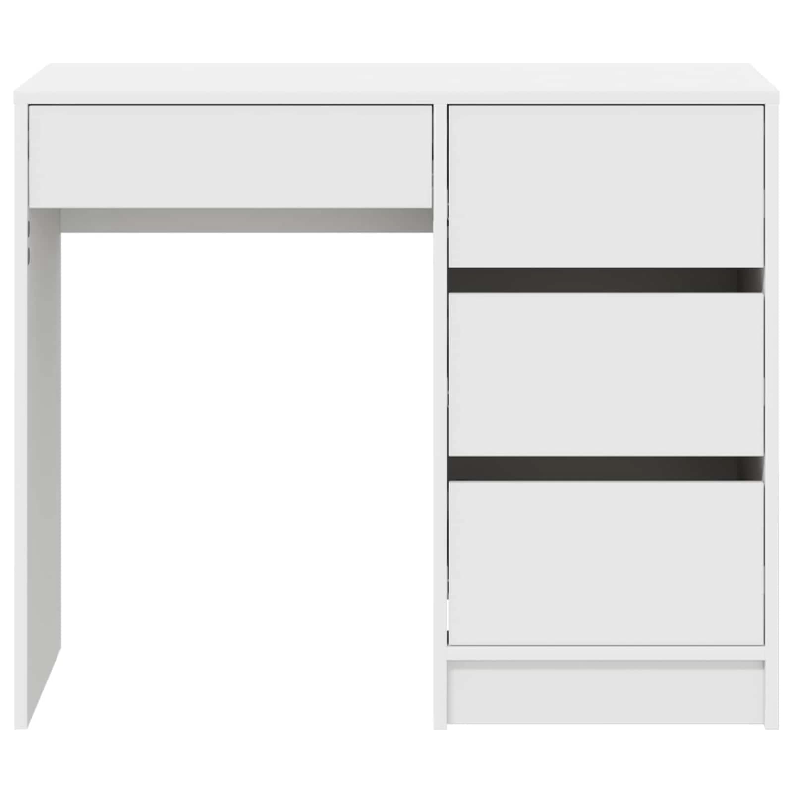 Miza Bela Inženirski les 90 x 37.5 x 75 cm - slika 6