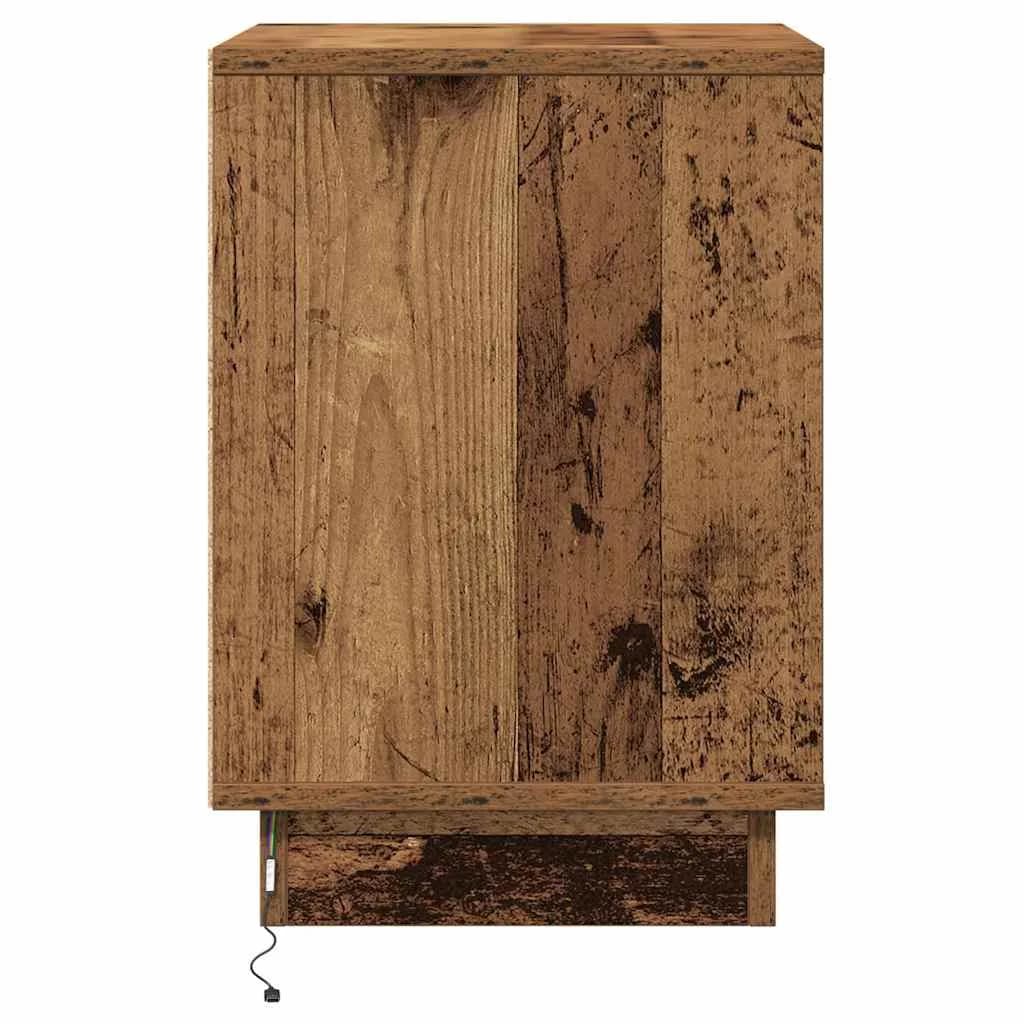 Nočna omarica 2 kos Star les 39 x 34,5 x 50 cm Inženirski les - slika 9