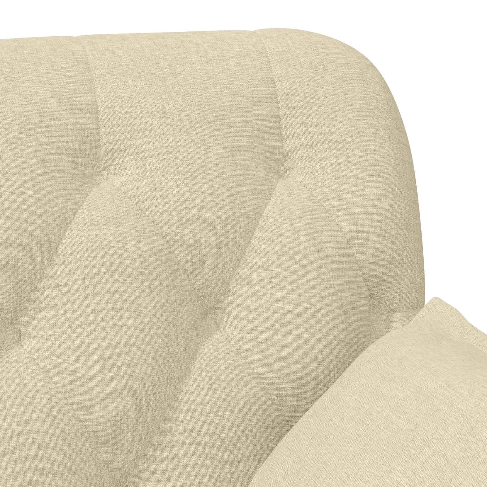 Dvojnica s gumbi Krem 111 x 68 x 80 cm Blago - slika 7