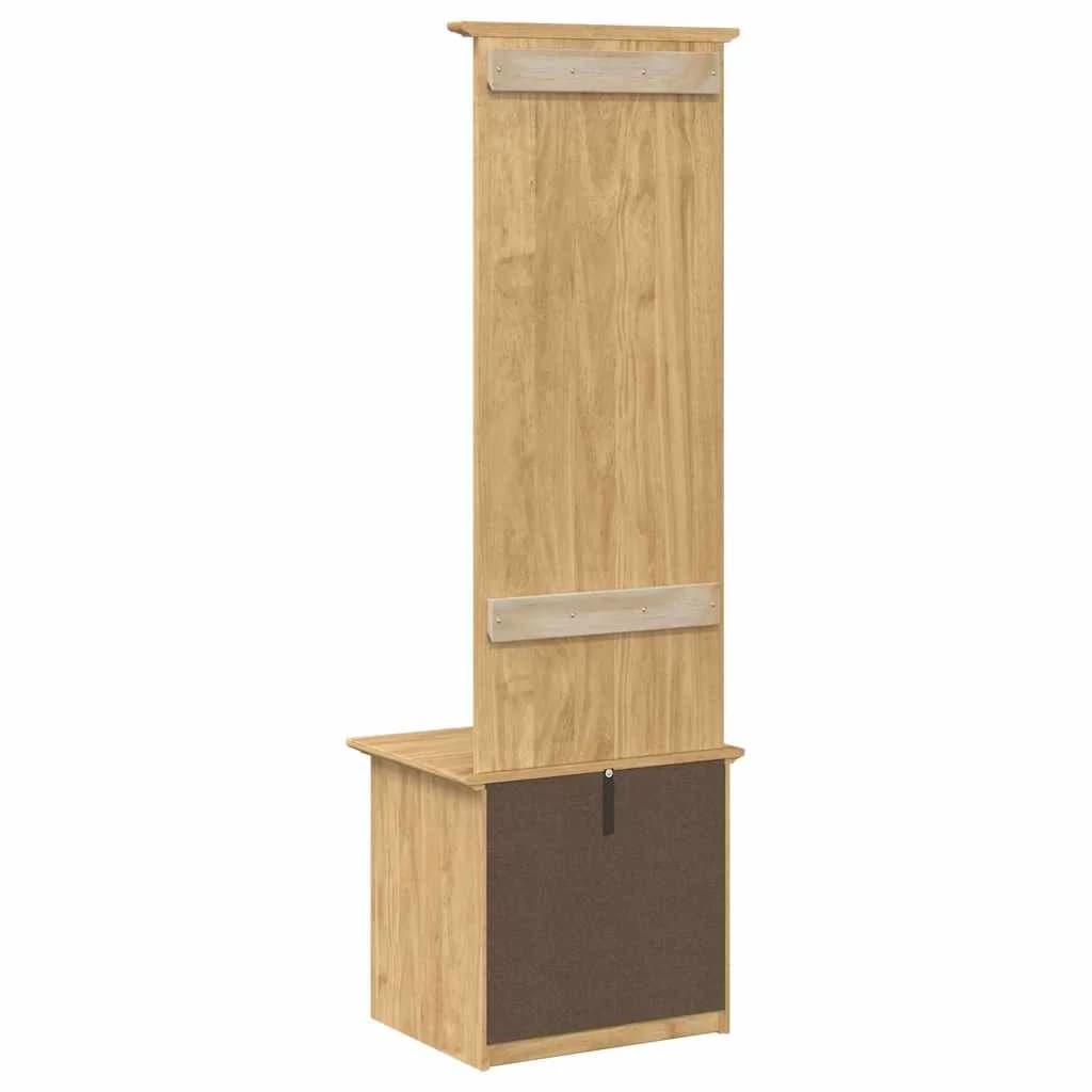 Omara za hodnik BODO Medeno rjava 50 x 40 x 156,7 cm - slika 7