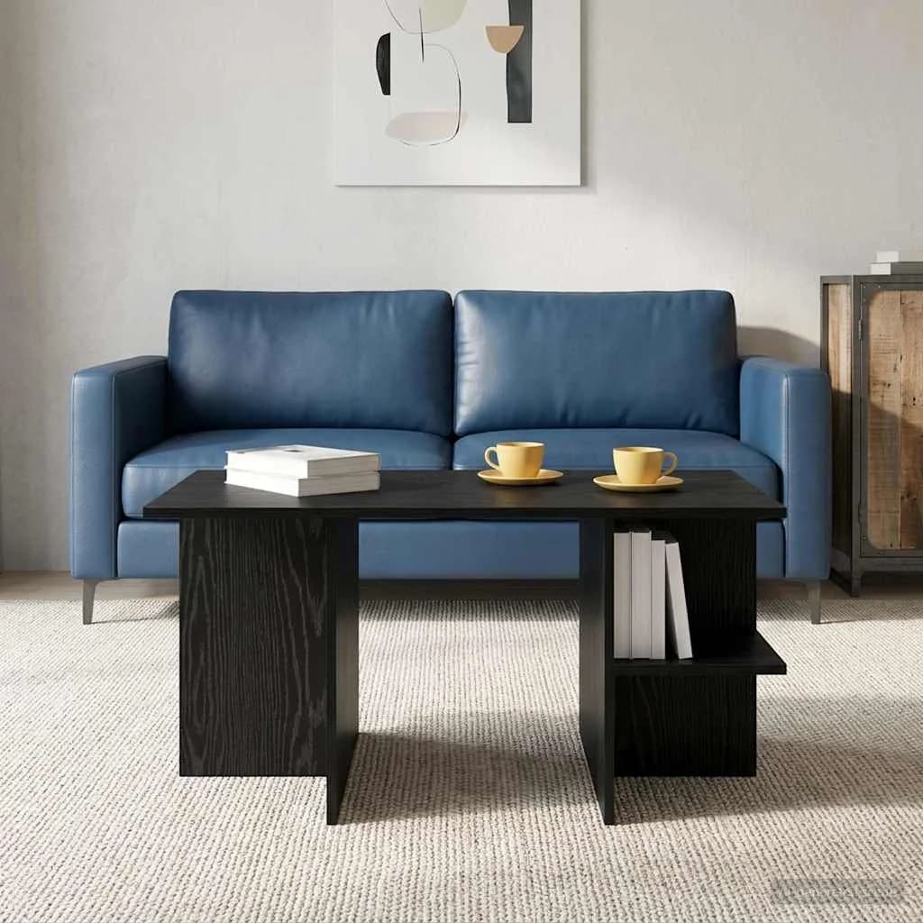 Klubska miza Črni hrast 87 x 50 x 45 cm Konstruirano leseno