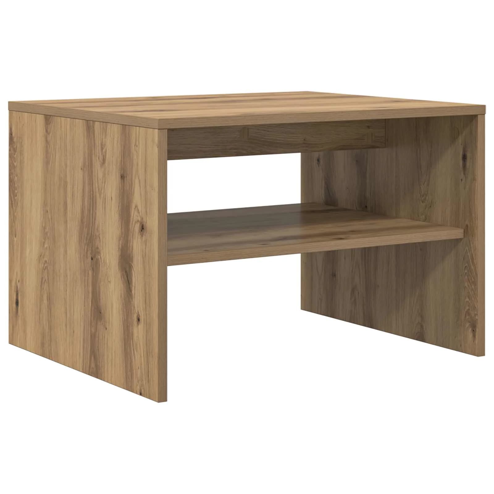 Klubska miza Umetni hrast 60 x 50 x 40 cm Inženirski les - slika 7