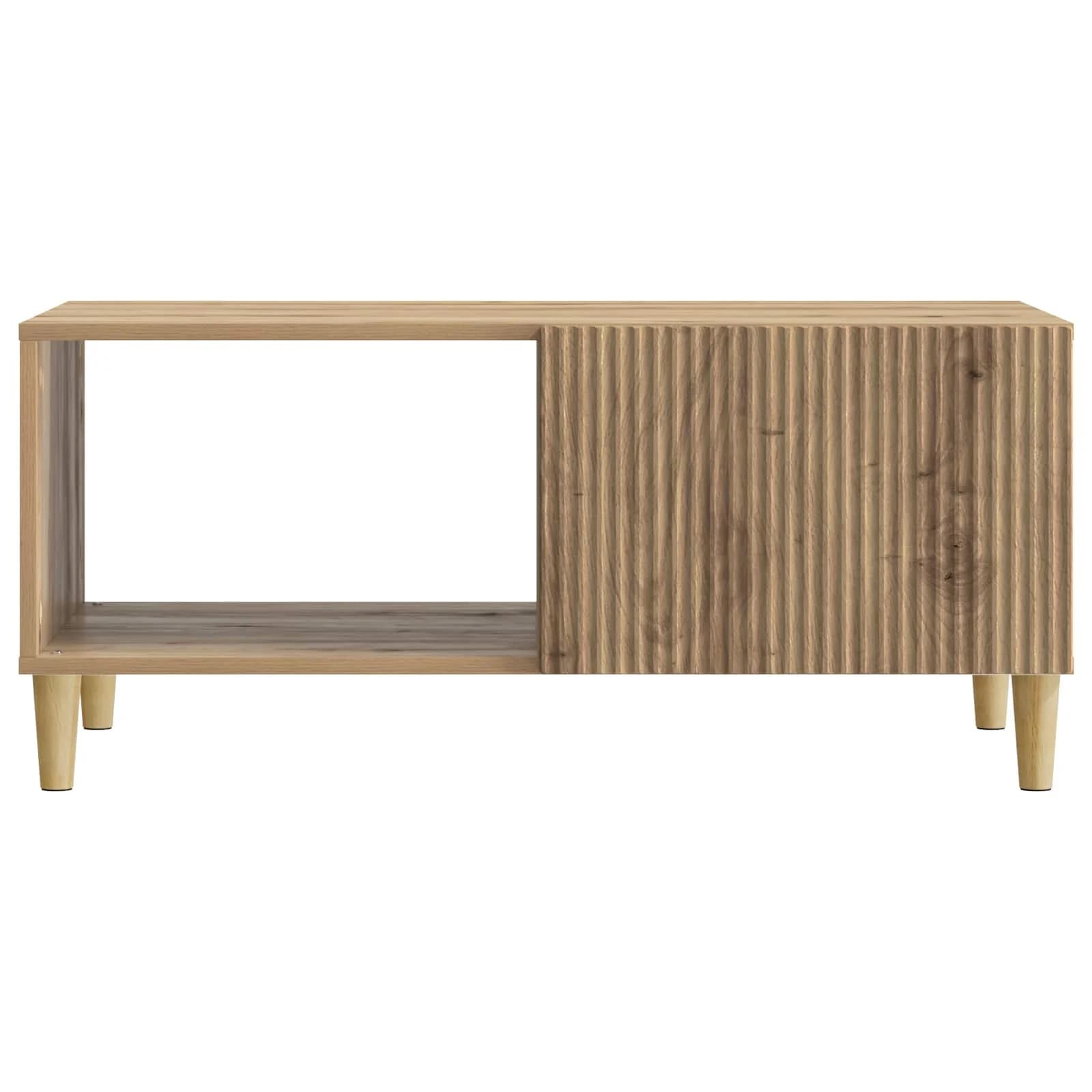 Klubska miza Artisan hrast 90 x 50 x 40 cm Inženirski les - slika 5