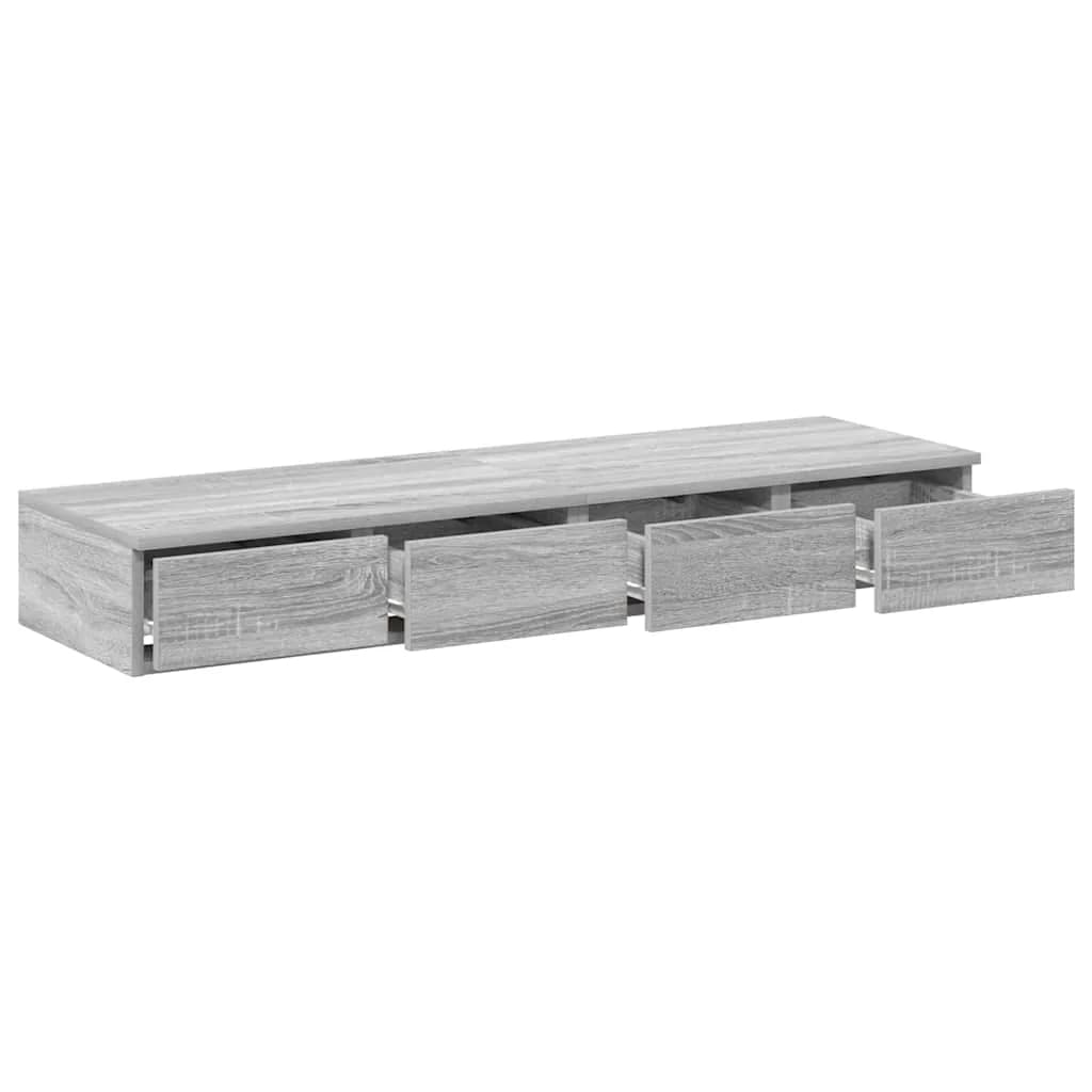 Posteljni predali Siva Sonoma 120 x 36,5 x 16,5 cm - slika 5